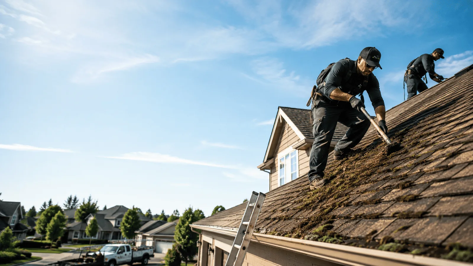 Roof Moss Removal in Sandy Hook, MS near me